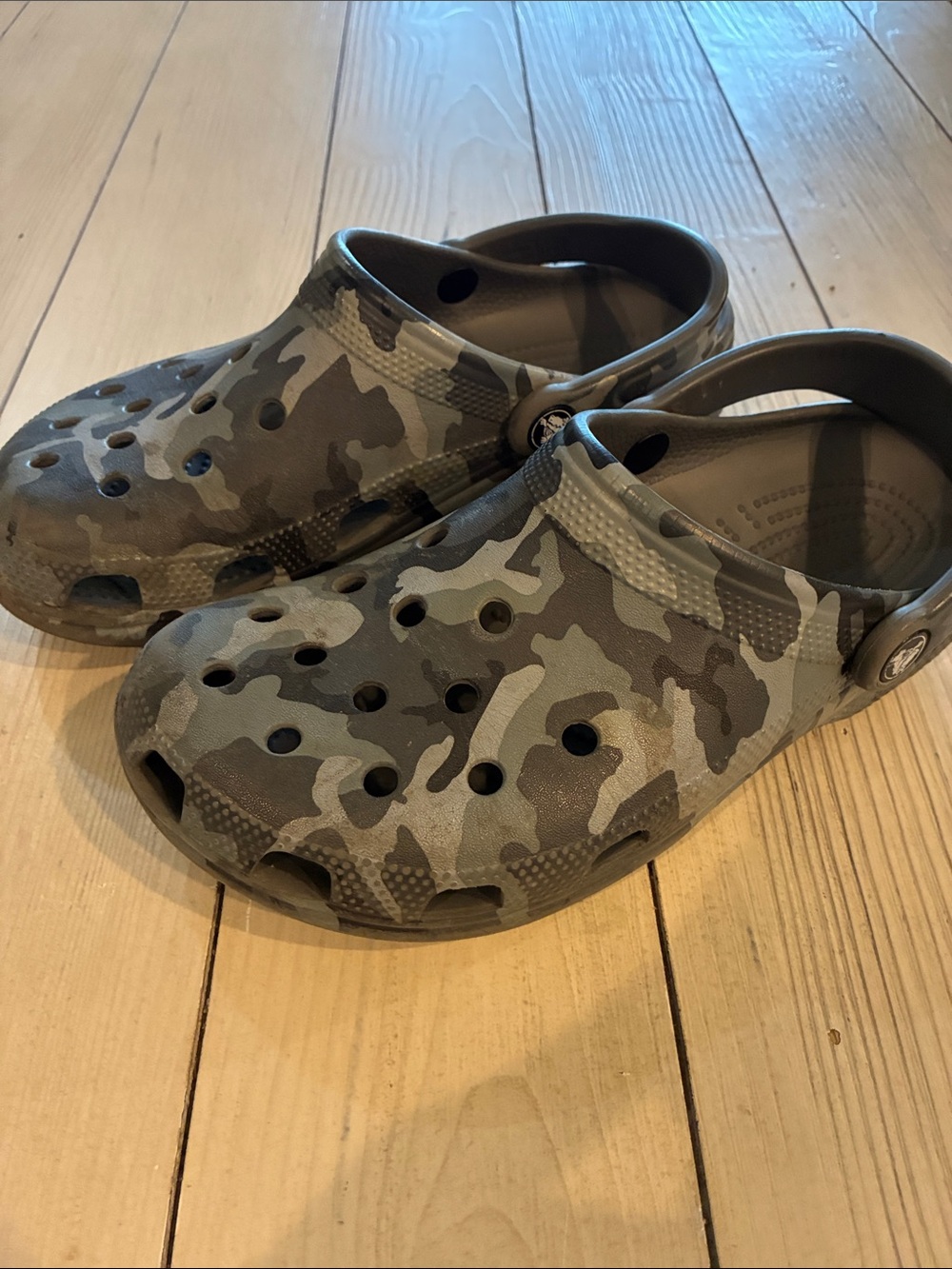 Crocs Kids Camo Comfort clogs - Gray Camouflage